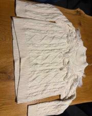Pull beige froufrou taille L 