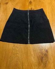 Jupe noir tirette taille M 