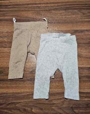 Lot 2 legging H&M 62/68cm (3/6M)