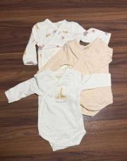 Lot 3 bodys TAO manches longues - 50cm (0M)