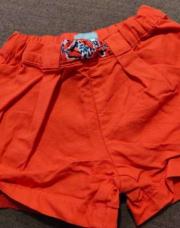 Short rouge 3 ans 