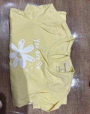 T shirt orchestra jaune fleur 9mois