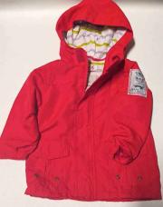 Coupe vent T 12M rouge,la compagnie des petits, doublé 