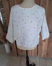 Haut gaze de coton t.44