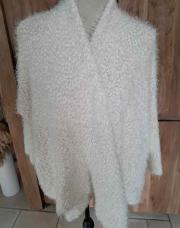 Veste cardigan T.U crème bouclettes tout doux CARE YOU 