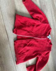 Gilet rouge Obaibi 12M