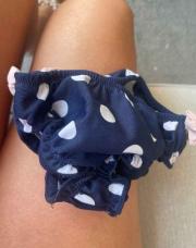 Culotte de maillot à pois Verbaudet 3M