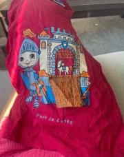 T-shirt rouge chevalier 24M