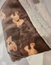 Couverture plaid oursons