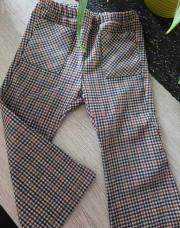 Pantalon 92cm Zara nid de poule brun 