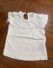 T shirt dentelle 6 mois luckykid