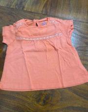 T shirt orange 6 mois 