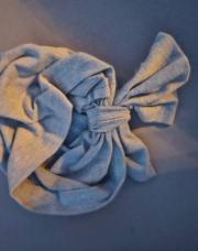 Bandana gris 3/6 mois