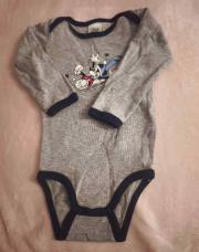 Body gris Mickey luge 62/68