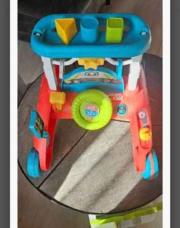 Troteur voiture fisher price 2 vitesse + cube