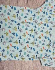T-shirt bleu clair motif plage 12M