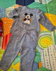 Ensemble peau de pêche bleu Mickey 