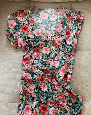 Robe fleurie moulante 