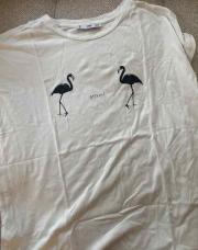 T-shirt flamand rose 