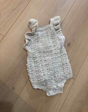Combi maille bébé fille Zara 3/6m