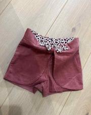 Short velours 12m bébé fille