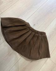 Jupe maille brune bébé fille