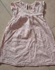 Robe rose fleurs-74-C&A