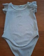 Body manche volant gris