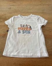Tee shirt sea waves sun JBC  2 ans