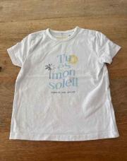 Tee shirt tu es mon soleil JBC 2 ans 