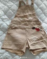 Salopette courte jeans millenium t.16A neuf