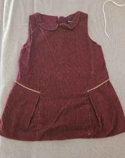 Robe mauve kiabi 6 mois 