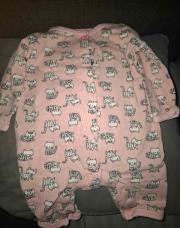 Pyjamas sans pied 50 -56cm (chat) 