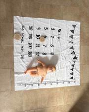 Tapis pour photo de bébé 