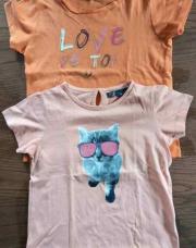 Lot de 2 t-shirts TQF manches courtes, 1 orange foncé 