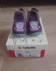 Pantoufles Babybotte mauves 19