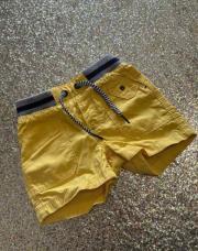 Short jaune 6 mois Pat et Ripaton