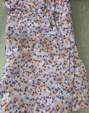 Shirt mauve fleurs 104
