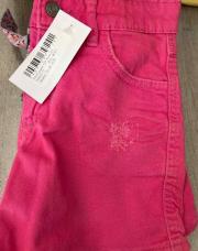 Shirt en jeans fuschia 128