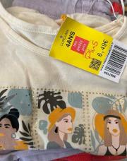Blouse neuve 4 ans beige/jaune