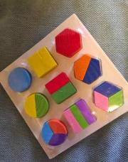 Jeux en bois fractions 