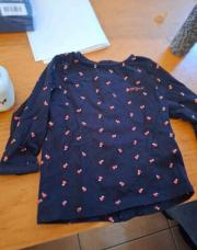 Pull fin cerise (bonjour) 12mois 