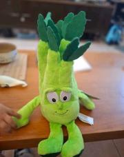 Peluche celerie 