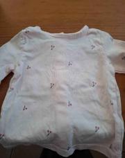 Blouse cerise 1mois 