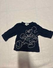 Teeshirt avec manche mickey 3mois 