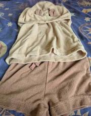 Ensemble t-shirt shirt et short H&M 80