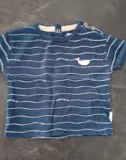Tee-shirt baleine bleu Kiabi 3mois