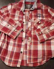Chemise HetM rouge 98 cm