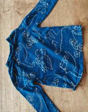 T-shirt ML Dino bleu Bel&Bo 92 cm