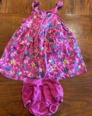 Robe et culotte assortie sergent major 2 ans 